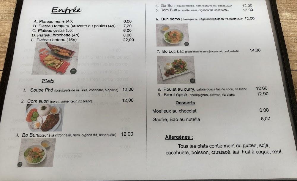 Saigon - Traiteur Vietnamien - Menu Image 1